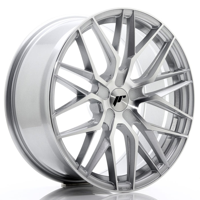 felger-Japan-Racing-JR28-Silver-Machined-Face-19x8.5-BLANK-20-40-74.1mm