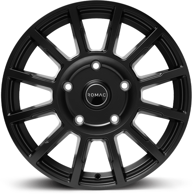 Romac Stealth Satin Black - 16x6.5 | 5x120 | +50 | 65.1mm
